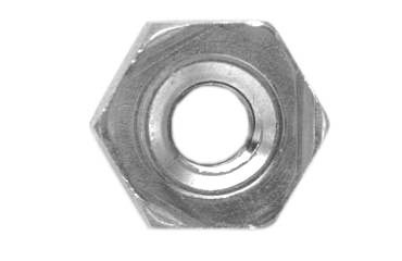鉄 六角ウエルドナット(溶接) 1B形(パイロット無) (棚原製)(徳用箱)
